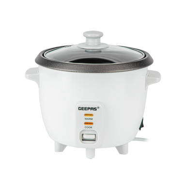 Geepas 0.6L Electric Rice Cooker Automatic Keep Warm Function